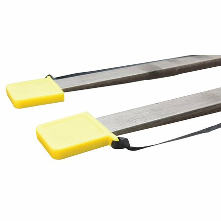 Vestil FORK TIP PROTECTOR THIN YELLOW, PR FPU-TN-45-YL